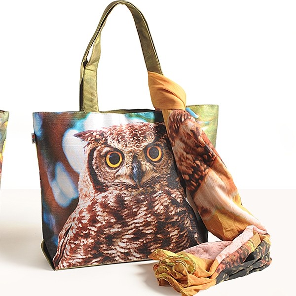 Daring Owl Scarf Bags- SCF 928