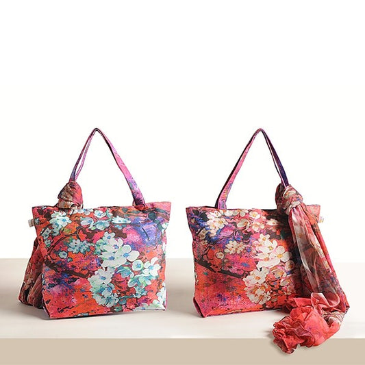 Floral Fashion Bags & Scarf – SCF 933
