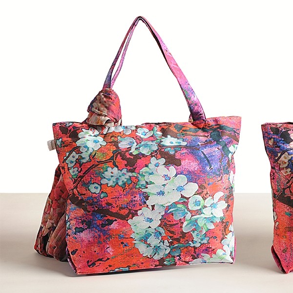 Floral Fashion Bags & Scarf – SCF 933