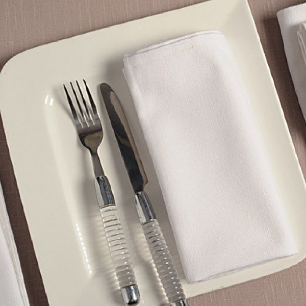 Ivory Flawless Dinner Napkins Sets – TN06-White