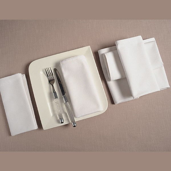 Ivory Flawless Dinner Napkins Sets – TN06-White