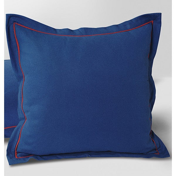 Blue Cushion Cover-Cushion Sld Blue