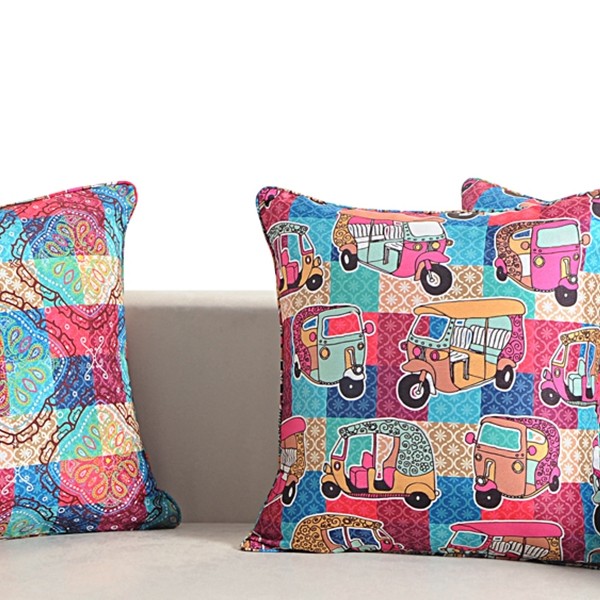 Fun Ride Digital Printed Cushion Covers – DCC - 1204