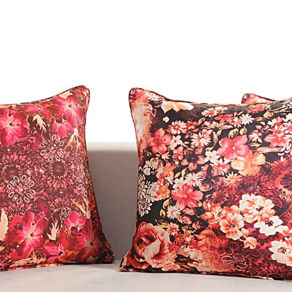 Wine Bloom Digital Printed Cushion Covers – DCC – 1205