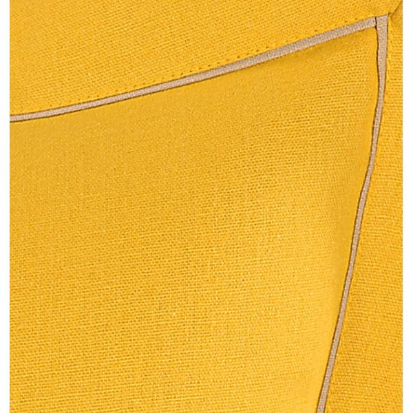 Yellow Cushion Cover-Cushion Sld Yellow