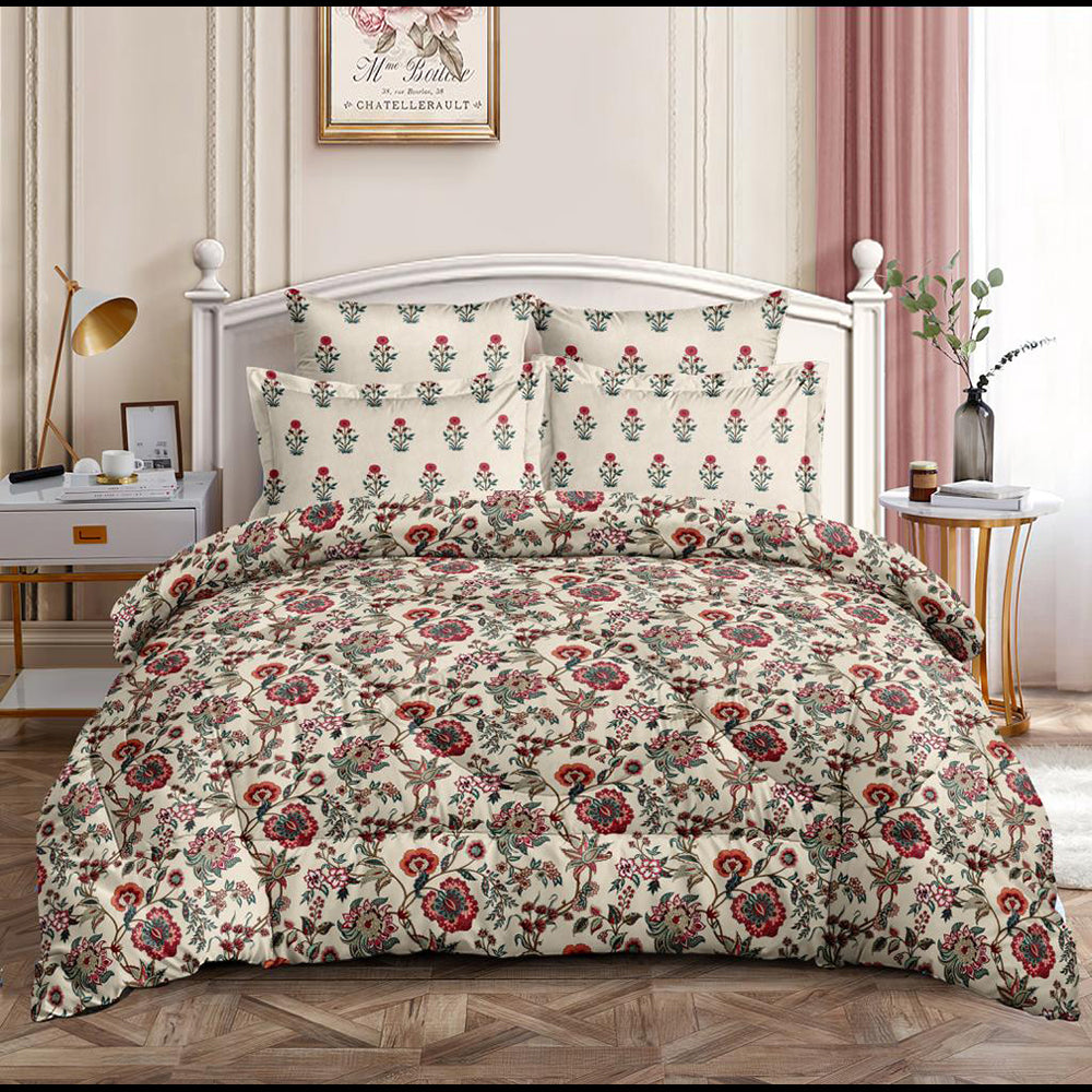 Grand Opal Double Bedsheet with 2 Pillow Covers - 23503