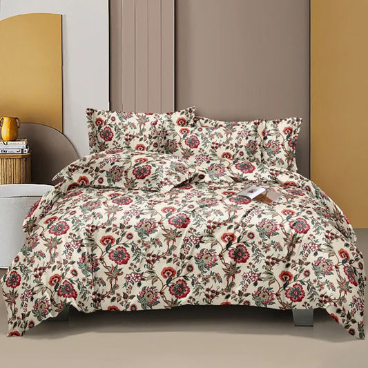 Grand Opal Double Bedsheet with 2 Pillow Covers - 23503