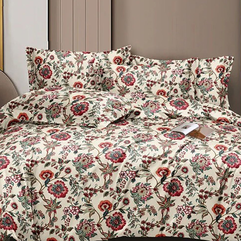 Grand Opal Double Bedsheet with 2 Pillow Covers - 23503