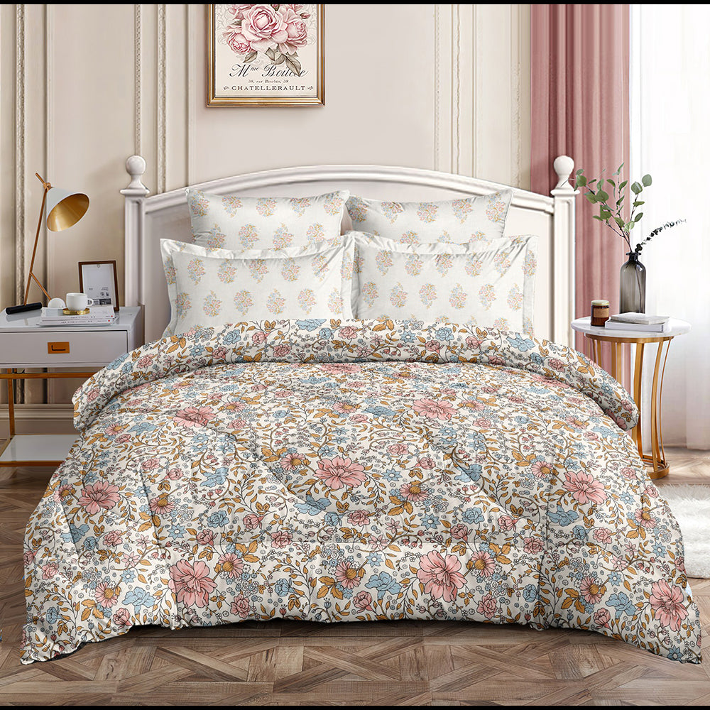 Grand Opal Double Bedsheet with 2 Pillow Covers - 23504