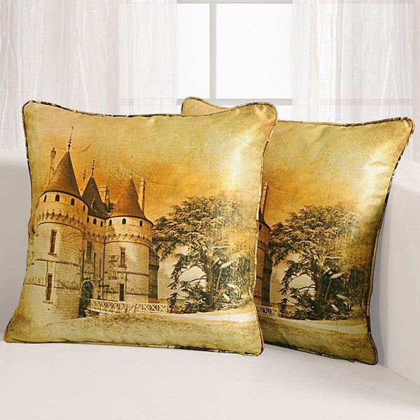 Castle Digital Printed Cushion Cover- DCC- 1160