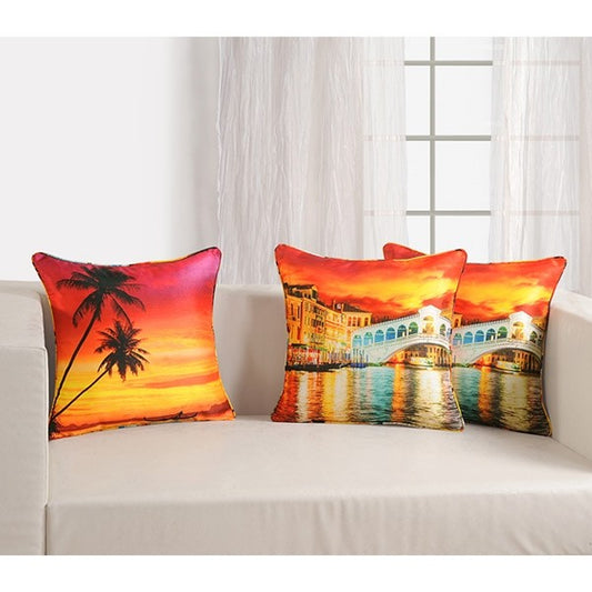 Shimmery Sun Printed Cushion Cover-DCC-1161