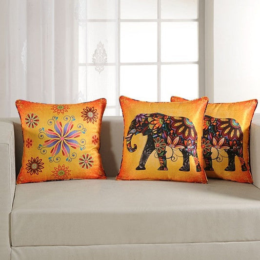 Elephant Digital Printed Cushion Cover- 1152