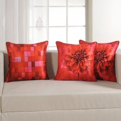 Blooming Digital Printed Cushion Covers- 1157