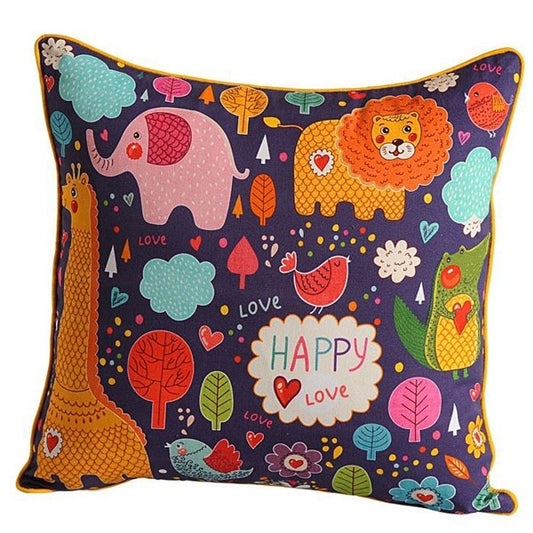 Happy love kids cushion covers- KCC- 166