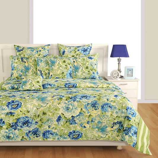 Serene Luxury Vedic Fitted Bed Sheet-12201