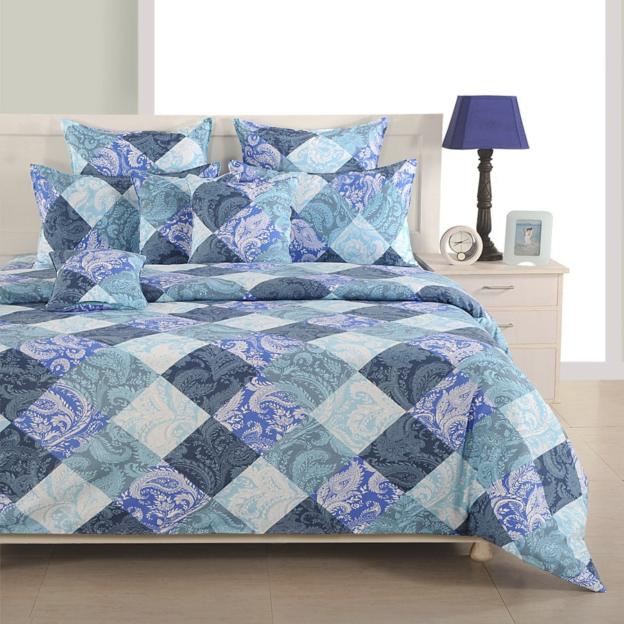 Magical Majesty Vedic Fitted Bed Sheet-12205