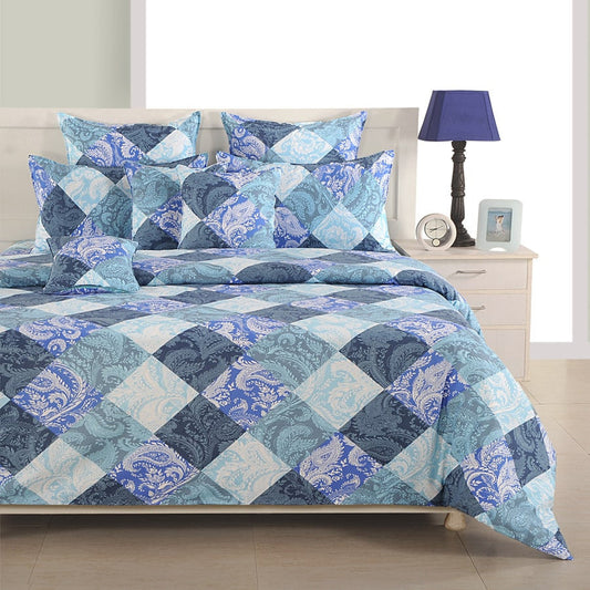 Magical Majesty Vedic Fitted Bed Sheet-12205