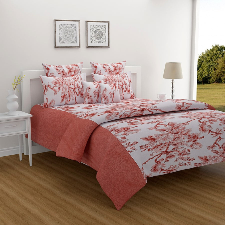 Subtle Style Vedic Fitted Bed Sheet-12217