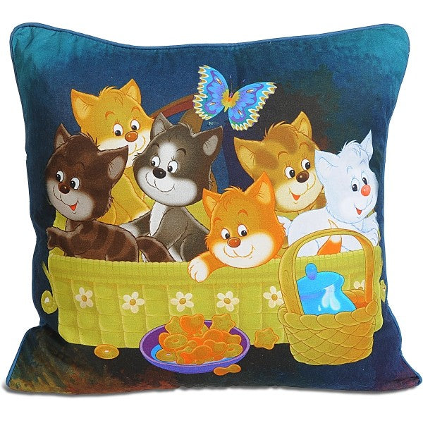 Kittens Kids Cushion Covers-KCC-101