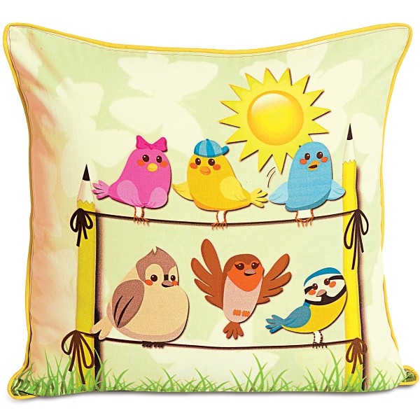 Small Birds Kids Cushion Covers- KCC-122