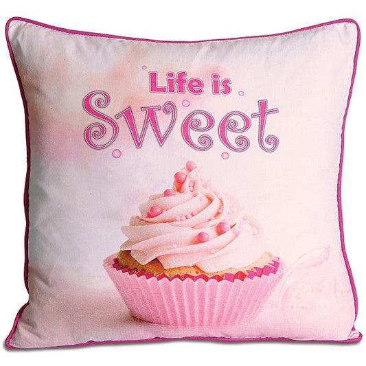 Life is Sweet Teens Cushion Cover (KCC- 128)