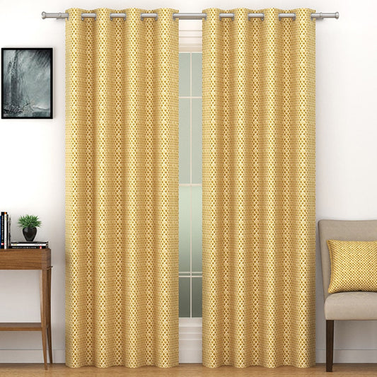 Embossed Micro Velvet Feel Textured Dark Curtain-3122