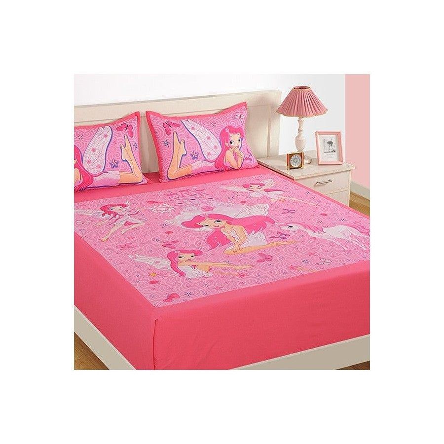 DOUBLE KIDS BED SHEET- DKB-116 FAIRY N