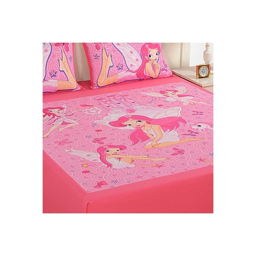 DOUBLE KIDS BED SHEET- DKB-116 FAIRY N