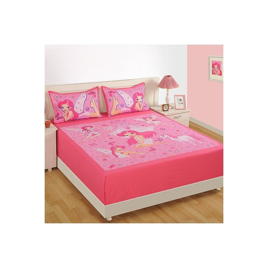 DOUBLE KIDS BED SHEET- DKB-116 FAIRY N