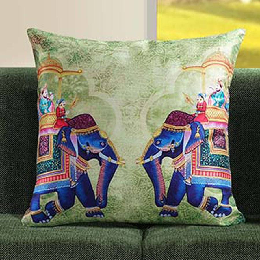 Digital Printed Dupion Cushion Covers-5267