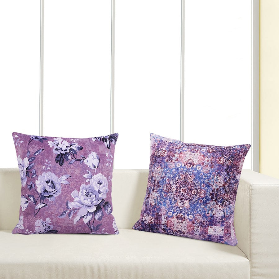 Digitally Printed Velvet Cushion Cover-5222