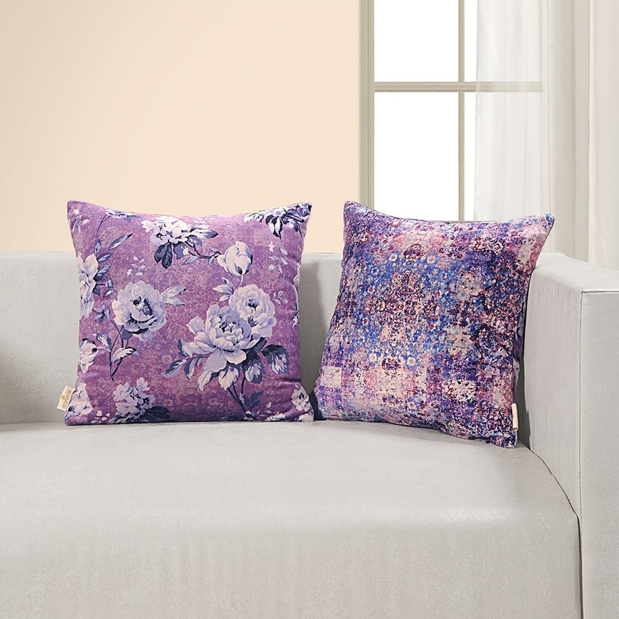 Digitally Printed Velvet Cushion Cover-5222