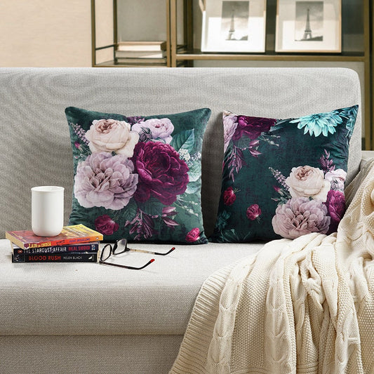 Digitally Printed Velvet Cushion Cover-5257