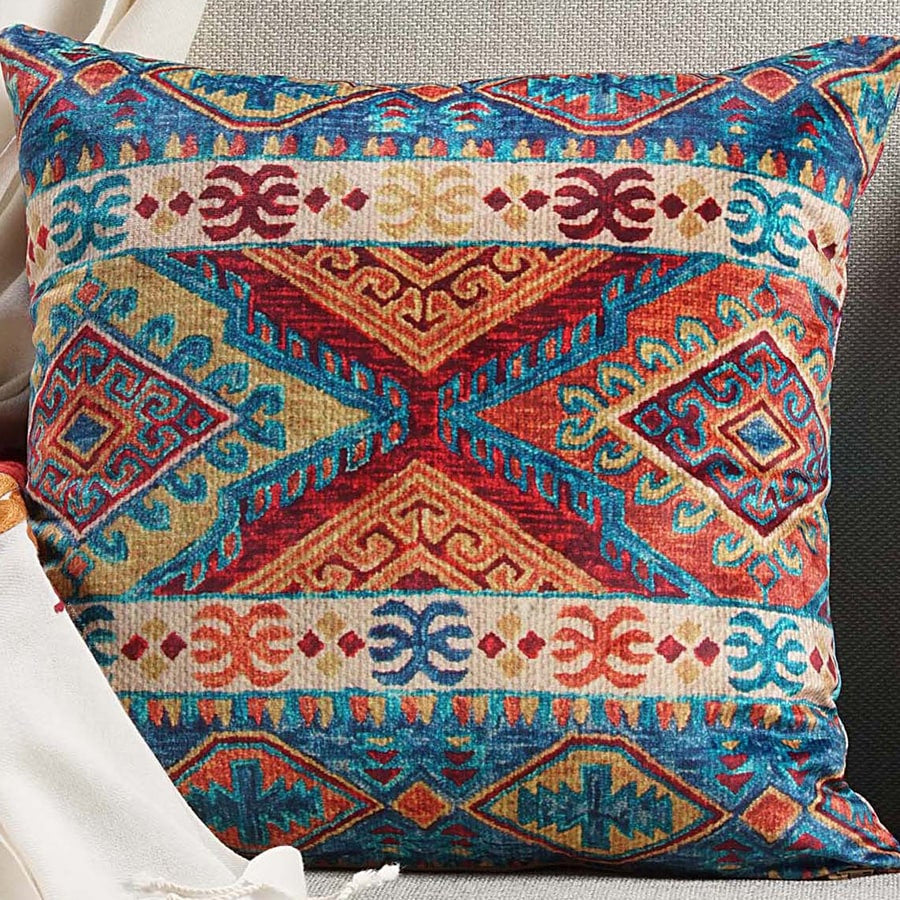 Digitally Printed Velvet Cushion Cover-5259