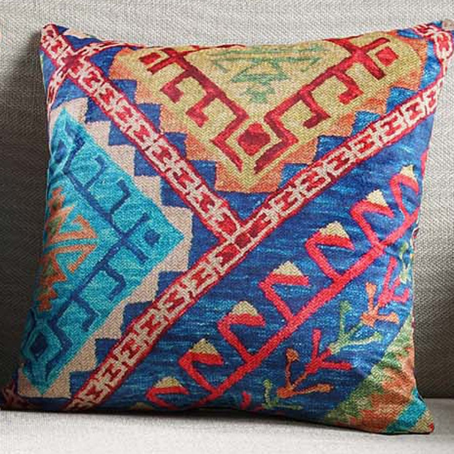 Digitally Printed Velvet Cushion Cover-5259