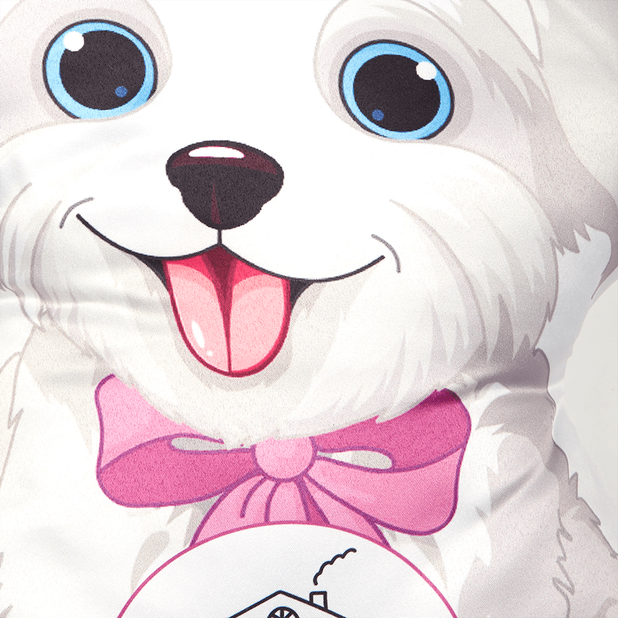 PUPPY SHAPED DIGITAL CUSHION COVER