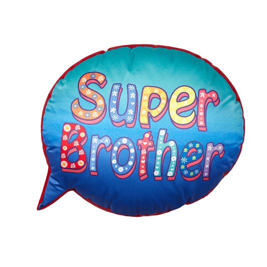 SUPER BROTHER SHAPED DIGITAL CUSHION COVER
