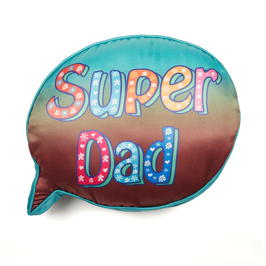 SUPER DAD SHAPED DIGITAL CUSHION COVER