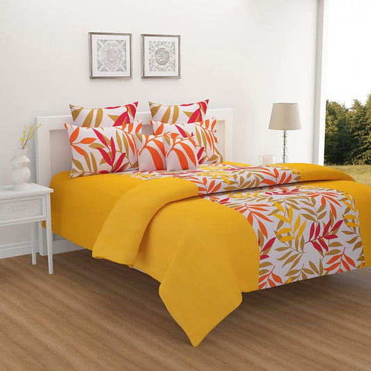 Yellow Passion Bed Sheet- Shades of Paradise (D. No.5904)