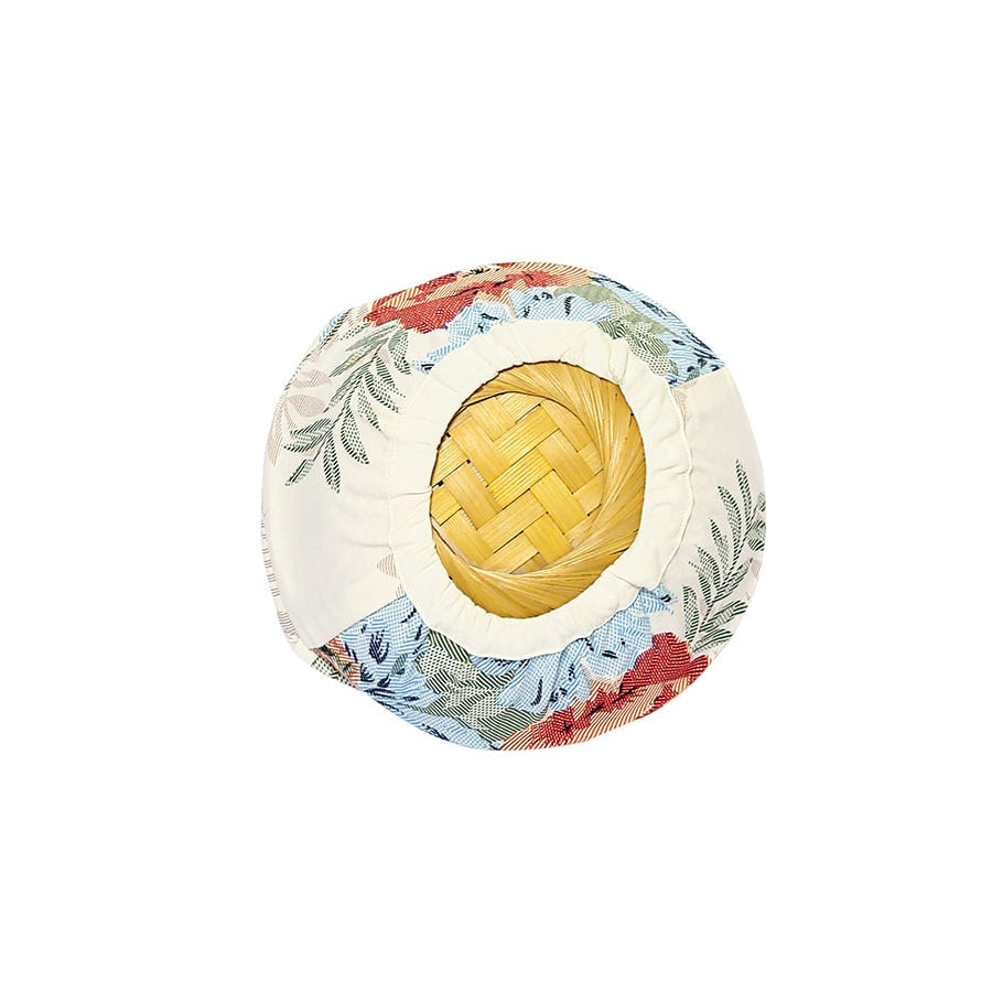 Shades of Paradise Printed-Round Bread Basket-15005