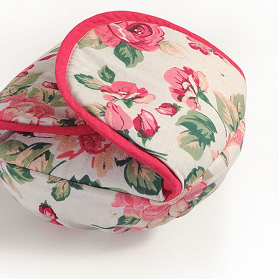 Shades of Paradise Printed-Round Bread Basket-1428