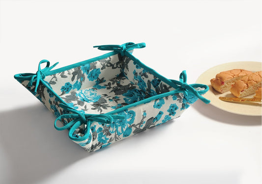 Shades of Paradise Printed-Square Bread Basket-2711