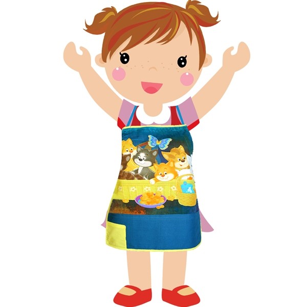 Happy Kittens Kids Apron- KAP-101