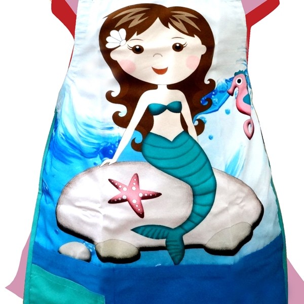 Little Mermaid Kids Apron- KAP-103