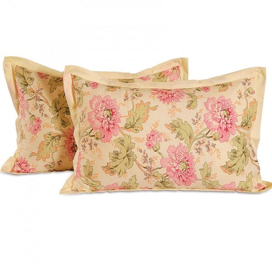 Butter Floral Pillow Cover- 3612