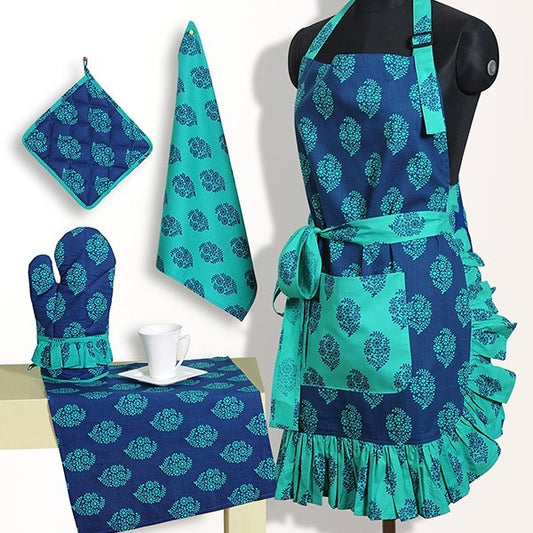 Bubblicious Chef Frilly Apron Set - FA2008