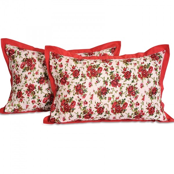 Red Roses Pillow Cover- 6904