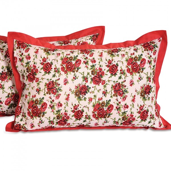 Red Roses Pillow Cover- 6904