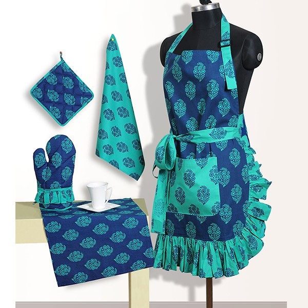 Bubblicious Chef Frilly Apron Set - FA2008