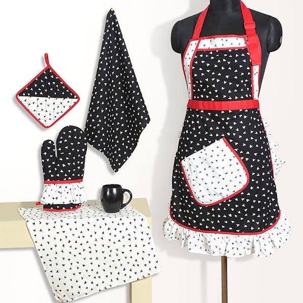 Bella Style Frilly Apron Set - FA2302